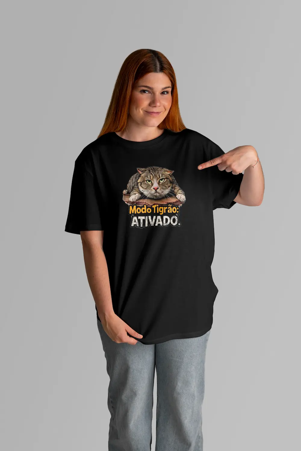 Camiseta Modo Tigrão: Ativado